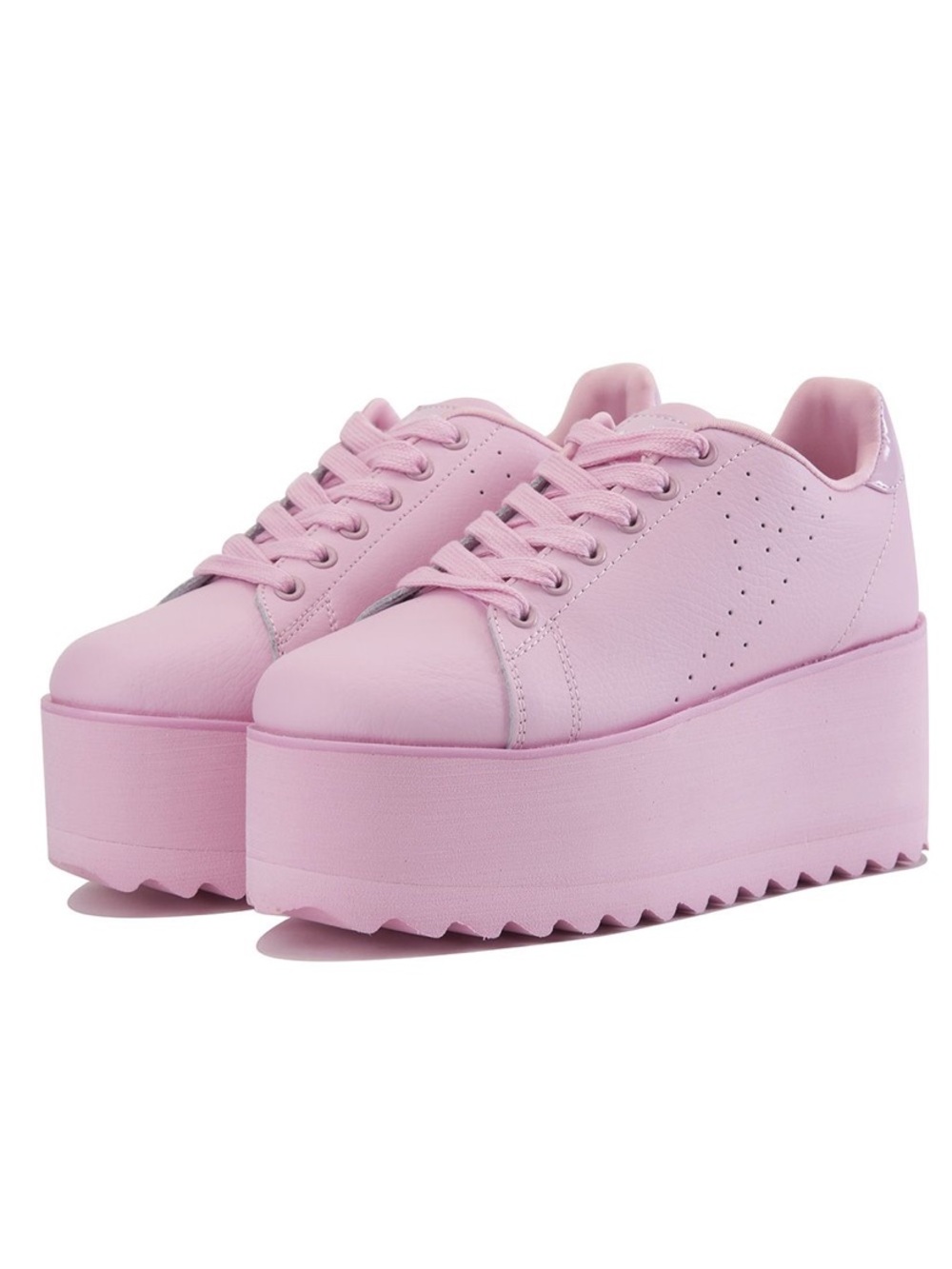 YRU Bubblegum Pink Platform Sneakers